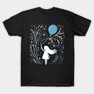 Girl with balloon T-Shirt